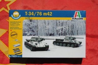 Italeri 7523 T-34/76 m42 Soviet Battle Tank